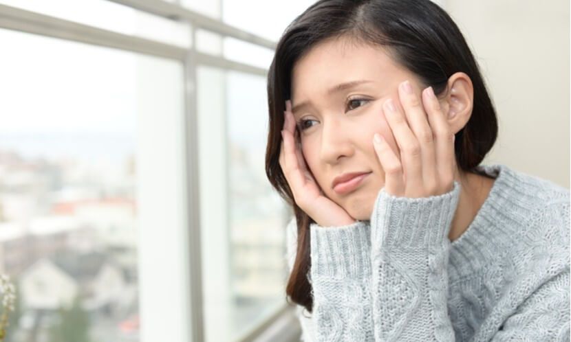 皮膚有鬆弛跡象