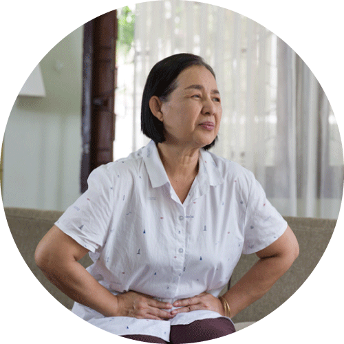 頭髮不明顯稀疏的人士