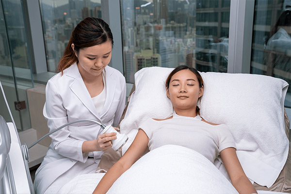 進行 A3 激光脫毛療程